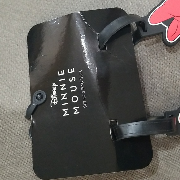 Disney Minnie Mouse Set of 2 Bag Tag - Picture 2 of 3